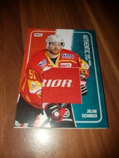 DEL2 18-19 2018-2019 Game Worn Jersey Card Julian Eichinger ESV Kaufbeuren 20/50