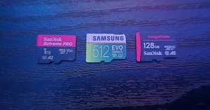 1 TB Microsd Extreme Pro, 512 GB Microsd, 128gb Microsd- 3 Cards - High Speed - Zdjęcie 1 z 1