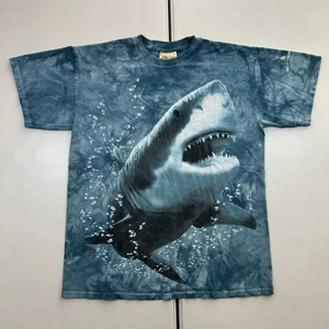 Camisa Gráfica Tiburón de Montaña Y2k Vintage Talla Mediana Hawaii Maui Acuario - Imagen 1 de 8