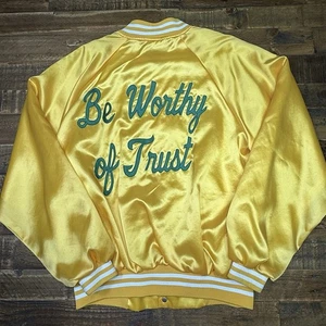 Vintage 80er Hartwell Satin Bomberjacke Herren Gr. XL *Made In 🇺🇸* - Bild 1 von 4