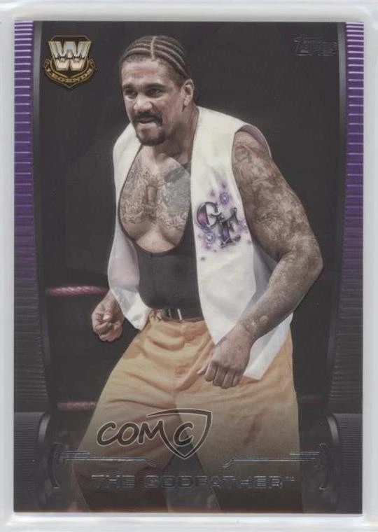 2021 Topps WWE Undisputed Purple /99 The Godfather #70 - Image 1 of 2