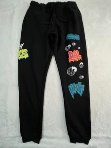 NWT Mitchell & Ness Dallas Mavericks Mens S Sweat Pants NBA Slap Stickers - Picture 1 of 11