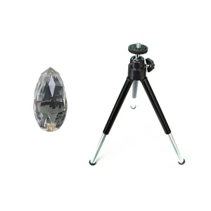 Camera Lens Crystal Prism Filter With Stand Bracket Photography Rainbow Studio - Picture 1 of 9