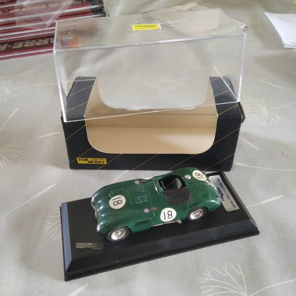 JAGUAR C-type Le Mans 1953 - miniature 1/43 TOP MODEL Italy [252] - Photo 1/4