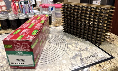 LGB Lehmann G Scale Straight Track 12x1000 300 mm 12 Piece Lot In Box - Image 1 of 4