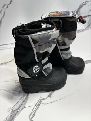 NUEVO CON ETIQUETAS The Childrens Place Cálido Invierno Bota de Nieve Thermolite Impermeable Talla 4 Foto 1 de 4