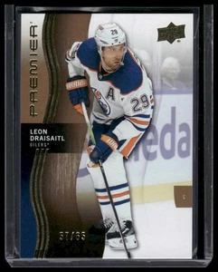 2023-24 Upper Deck Premier #3 Leon Draisaitl Gold #/65 - Picture 1 of 2