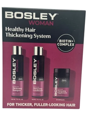 Bosley WOMAN Healthy Hair Thickening System 30 Day Kit With Biotin+ Complex - Image 1 of 2
