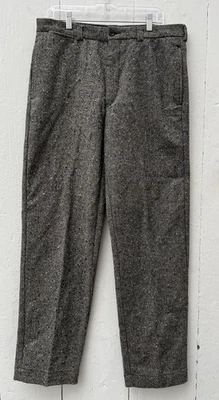 VTG Classic Ralph Lauren Polo Wool Herringbone Tweed Buckle Back Pants 34 x 33 - Image 1 of 4