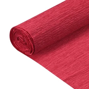 7.5ft Long 20" Wide, Crepe Paper Roll Crepe Paper Decoration Red - Picture 1 of 6