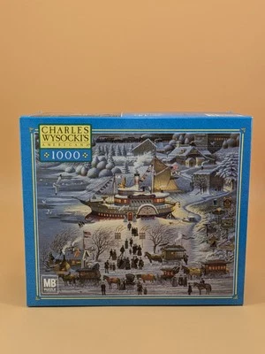 Charles Wysocki "TOYING WITH DINNER" Puzzle 1000 Piece Complete 2002 - Image 1 of 4