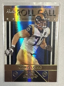 2008 Chris Long Rookie Roll Call Playoff Contenders Fútbol[05/50][#27][Rams] - Imagen 1 de 2