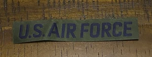 Vintage US Air Force USAF Insignia Large Branch Tape Strip Patch NEW Unused - Picture 1 of 2