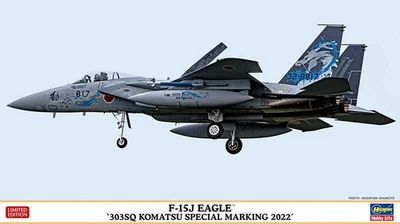 1:72 HASEGAWA F15J Eagle, 303Sq Komatsu Special Marking 2022 Kit HA02423 - Immagine 1 di 2