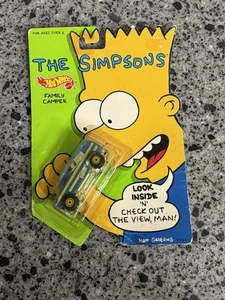 HOT WHEELS THE SIMPSONS FAMILY CAMPER VEHICLE  1990 unopened Free Shipping - Picture 1 of 6