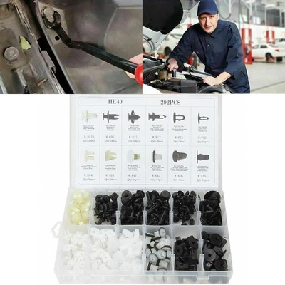 317 Pcs Fender Door Tool + Hood Trim Bumper Clip Body Retainer For Toyota - Image 1 of 4