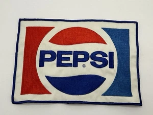 LARGE EMBROIDERED OLDER PEPSI PATCH. NOS 9” X 6” - Picture 1 of 4