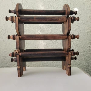 Handmade Wooden Bangle Bracelet Holder Jewellery Stand Vindra Made In India  - Picture 1 of 11