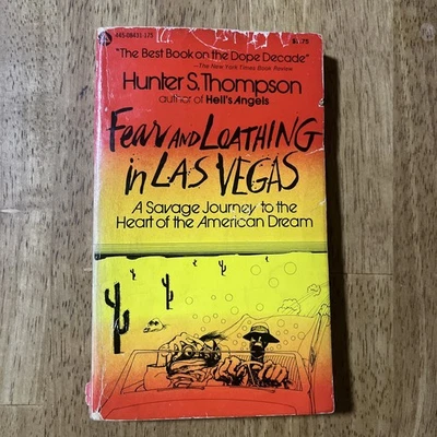 Vintage Fear and Loathing In Las Vegas First Edition Book 1971 Popular Library - Image 1 of 4