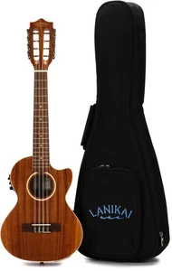Lanikai ACST-8CET Tenor 8-String Acoustic-Electric Ukulele - Natural - Picture 1 of 11