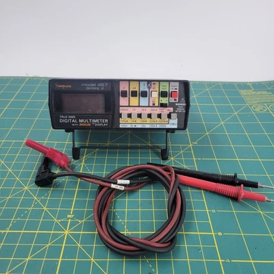 Simpson Series 2  Model 467 True RMS Digital Multimeter w/ Leads TESTED  - Image 1 of 4