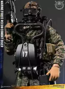 Damtoys 1/6 Dam78055 Us Marine Force Recon Combat Diver Woodland Marpat Ver Toy - Picture 1 of 3