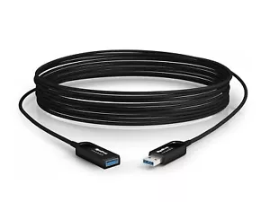 WyreStorm CAB-UAOC-15-P 15m USB 3.2 GEN 2 10Gbps Active Optical Extension Cable - Picture 1 of 2