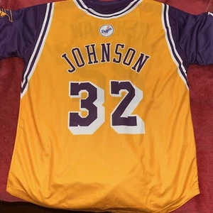 Dodgers Lakers Night Jersey Reversible Kershaw 22 Magic Johnson 32 (REVERSIBLE) - Picture 1 of 9