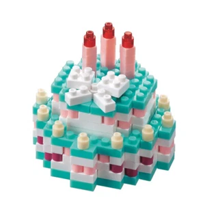 NANOBLOCK BIRTHDAY CAKE Nano Block Micro-Sized Building Blocks Nanoblocks NBC219 - Imagen 1 de 1