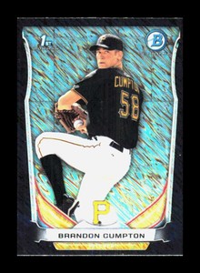 2014 Bowman Chrome Mini Black Shimmer Refractor Brandon Cumpton #249 Pirates