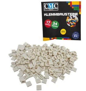 100 Fliesen Klemmbausteine Tiles Bausteine 1x1 Noppen Kompatibel Kachel Weiß - Bild 1 von 1