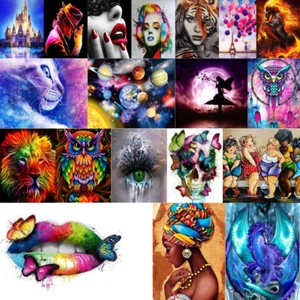 Vollbohrer 5D Diamant Malset Stickerei Kreuzstich Kunst zum Selbermachen Wohnkultur UK - Bild 1 von 56