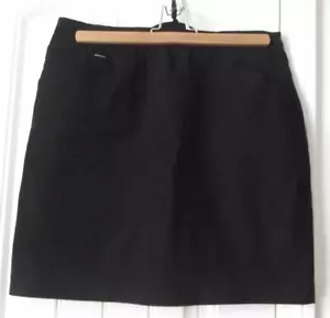 EP NEW YORK Womens Golf Skort Skirt Short Size LARGE Pockets! Excellent!! Black - Picture 1 of 8
