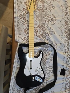 Rock Band Guitar PS2 PS3 Fender Stratocaster Wireless 822151 No Dongle - Picture 1 of 8