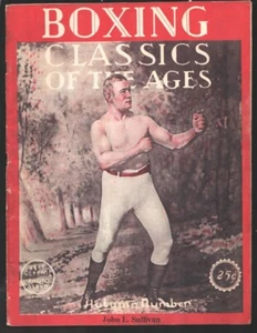 Sports Pub: Boxing Classics of the Ages #1 10/1927 -First issue-John L. Sulli... - Picture 1 of 1