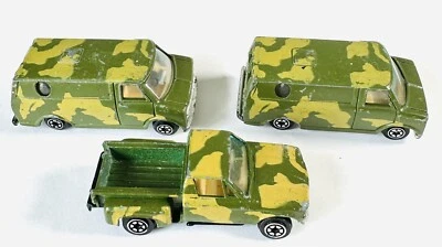 De colección Yatming Yat Ming Universal Studios Militar Ejército Van Chevy LUV Lote De 3 Foto 1 de 4