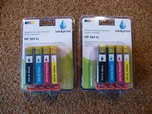 Cartouches d'encre Ink & Print HP 364 XL lot de 2 - Photo 1/1