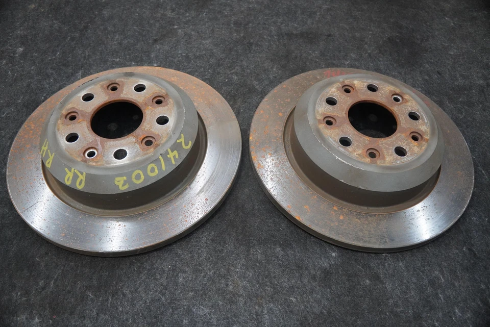 Set 2 Rear Left Right Disc Brake Rotor 68273464AA OEM Jeep Wrangler JL 2018-23 - Image 1 of 4