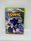 Sonic Unleashed (Microsoft Xbox 360, 2008) Platinum Hits CIB Complete Works
