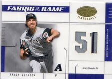 2003 Leaf Certified Materials Fabric/Game Baseball Card #145JN R.Johnson