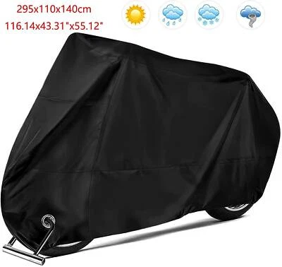 XXX Large Waterproof Motorcycle Cover For Harley Davidson Honda Yamaha Suzuki US Foto 1 de 4