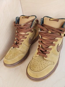 NIKE DUNK HIGH PRO SB MAPLE | BISON-WHEAT SIZE 9.5 305050-221 - Picture 1 of 18
