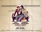 The Sting Original Movie Quad Poster 1973 Redford Newman Richard Amsel Art