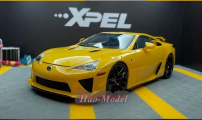 WELL 1:18 Lexus LFA Alloy Diecast Model Car Toys Hobby Collection Gifts Yellow - Image 1 of 4