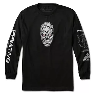 Primitive Skynet Terminator 2 langärmeliges T-Shirt Herren - neu mit Etikett - Bild 1 von 6