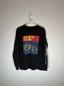 [vintage] The Beatles Japan Yellow Submarine Long Sleeve Pullover Shirt [M] - Picture 1 of 2