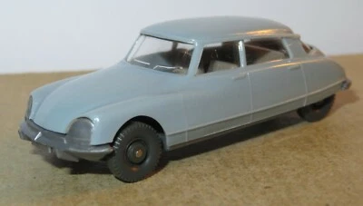 Micro Wiking Ho 1/87 Citroen DS Id 19 Pallas Grigio Bleute - Immagine 1 di 3