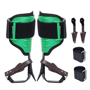 VEVOR Steigeisen Baumsteigeisen Baumklettern Ausrüstung Set Grün 374,65- 533,4mm - Bild 1 von 12