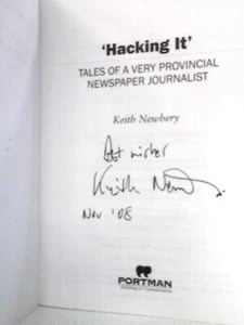 Hacking it: A Very Provincial Journalist (Keith Newbery - 2003) (ID:96571) - Picture 1 of 2