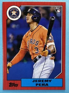 Jeremy Pena #280 RED ROOKIE 2022 Topps Archives RC Short Print Numbered 65/75 - Picture 1 of 4